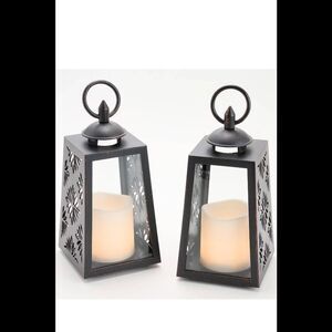 Candle Impressions 2-pack Mini Resin Spring Lanterns